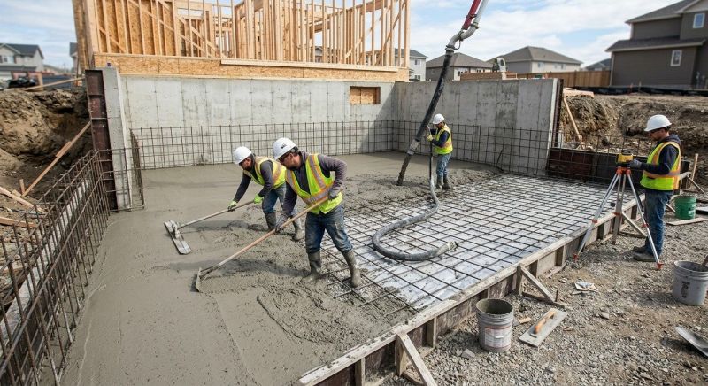 Basement Concrete Installation in Greenville, SC