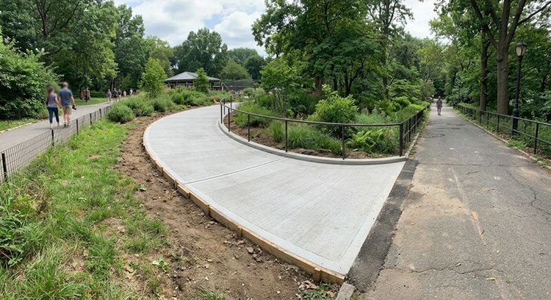 Cement Walkway Installation in Denver, CO
