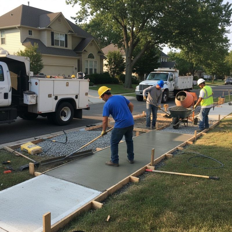 Cement Walkway Installation in Salt Lake City, UT
