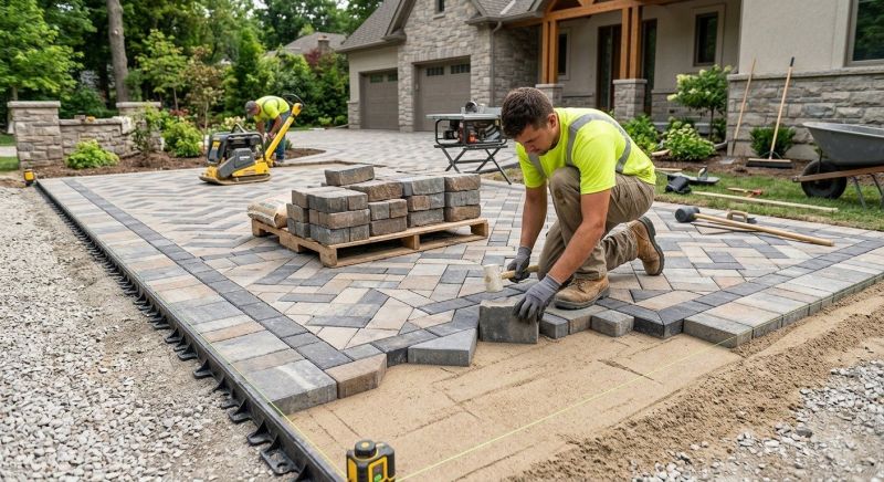 Clay Pavers Installation in Norwalk, CT