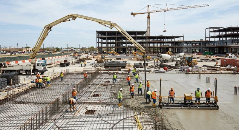 Commercial Slab Construction in Waldorf, MD