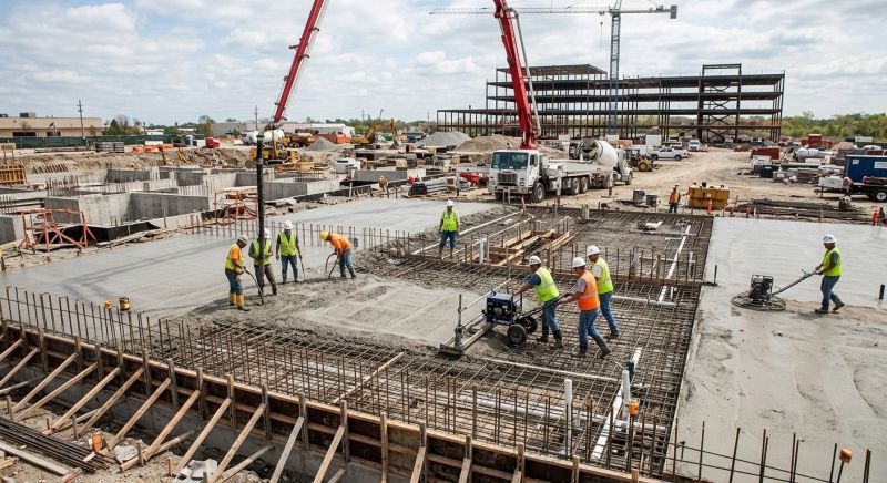 Commercial Slab Installation in Columbus, OH