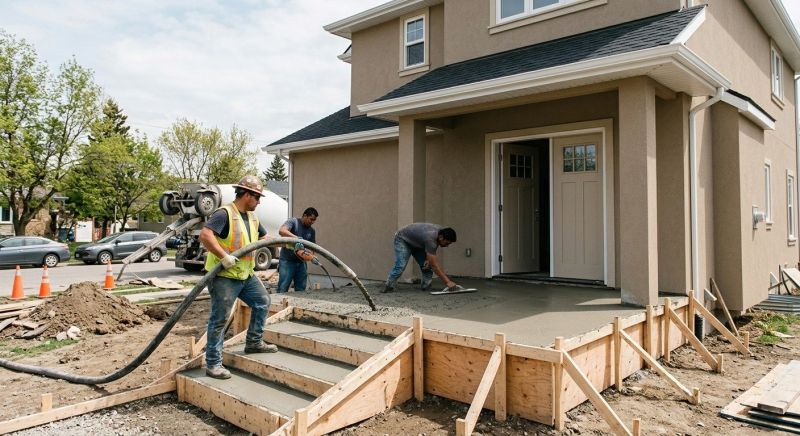 Concrete Porch Construction in Fort Collins, CO