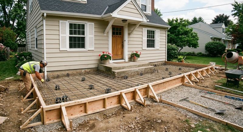 Concrete Porch Construction in Fort Collins, CO