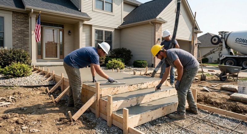 Concrete Porch Installation in Salt Lake City, UT