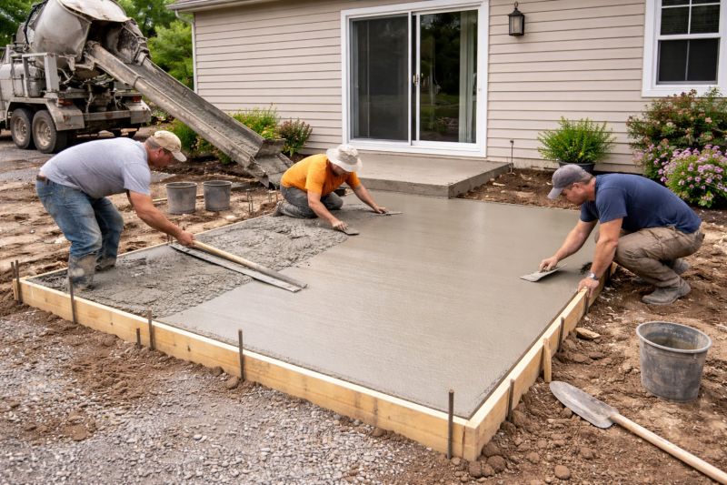 Concrete Porch Installation in Fort Collins, CO