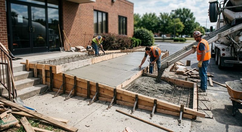 Concrete Ramp Installation in Salt Lake City, UT