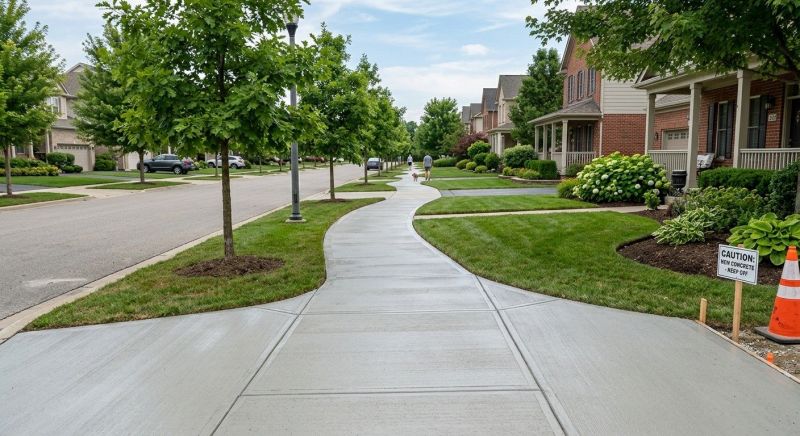 Concrete Sidewalk Construction in Salt Lake City, UT