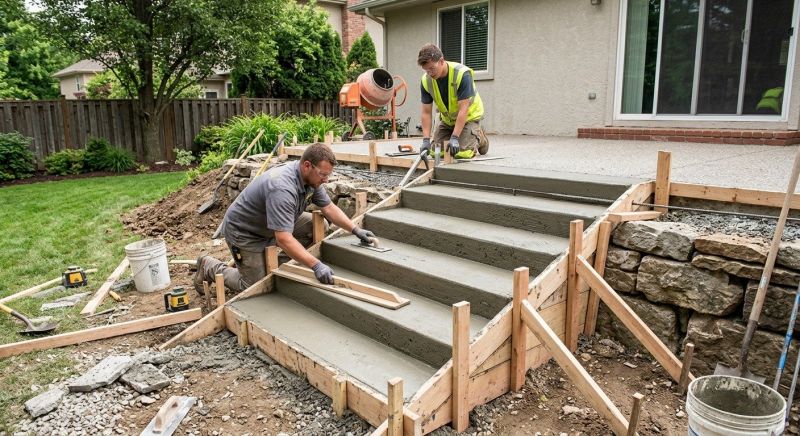 Concrete Stairs Installation in Fort Collins, CO
