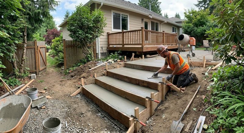 Concrete Stairs Installation in Fort Collins, CO