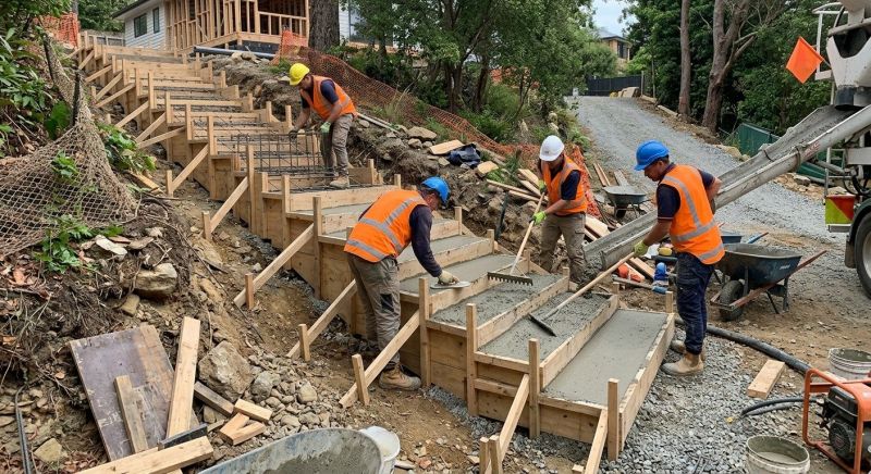 Concrete Stairs Installation in Denver, CO