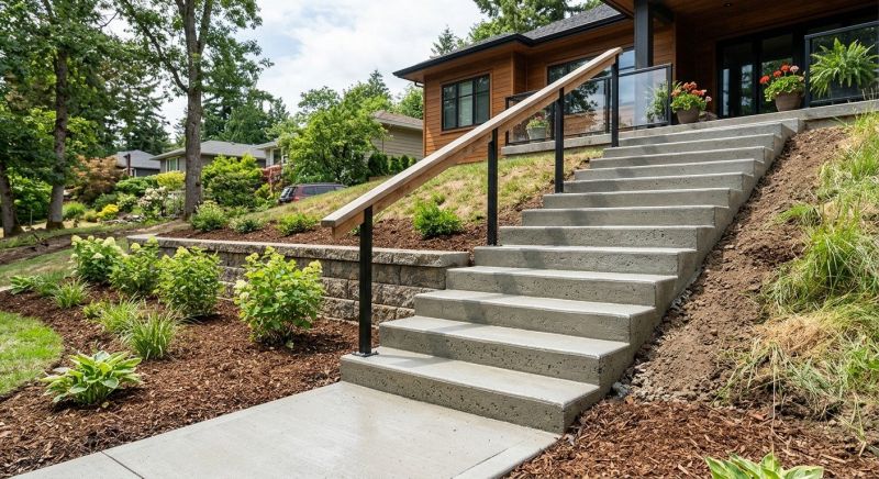 Concrete Stairway Installation in Salt Lake City, UT