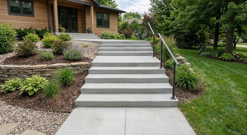 Concrete Steps Pouring in Salt Lake City, UT