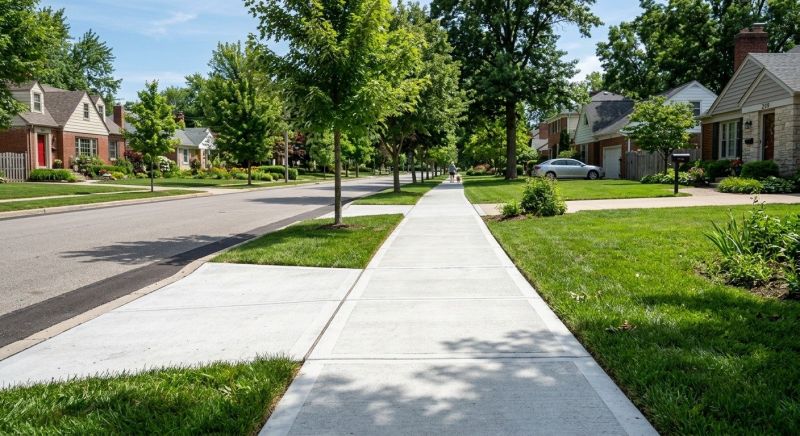 Concrete Walkway Installation in Denver, CO