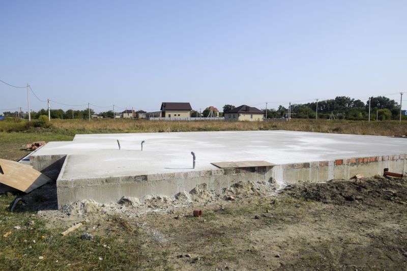 Foundation Slab Construction in Fredericksburg, VA