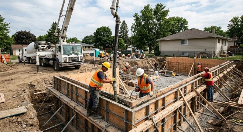 Foundation Wall Installation in Columbus, OH