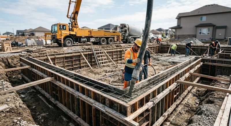 Foundation Wall Pouring in Greenville, SC