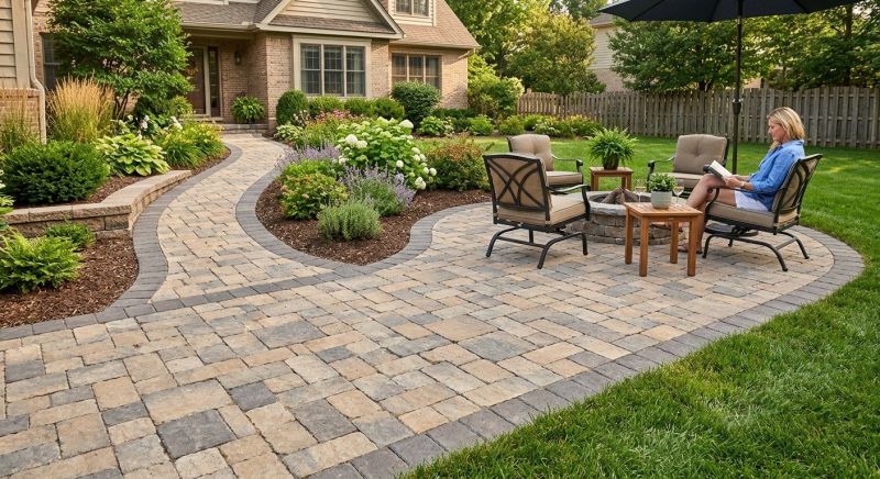 Garden Pavers Installation in Boston, MA