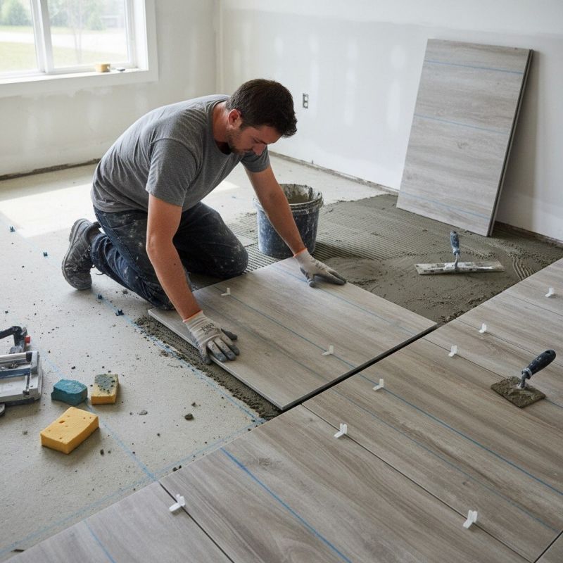 Cement Floor Installation