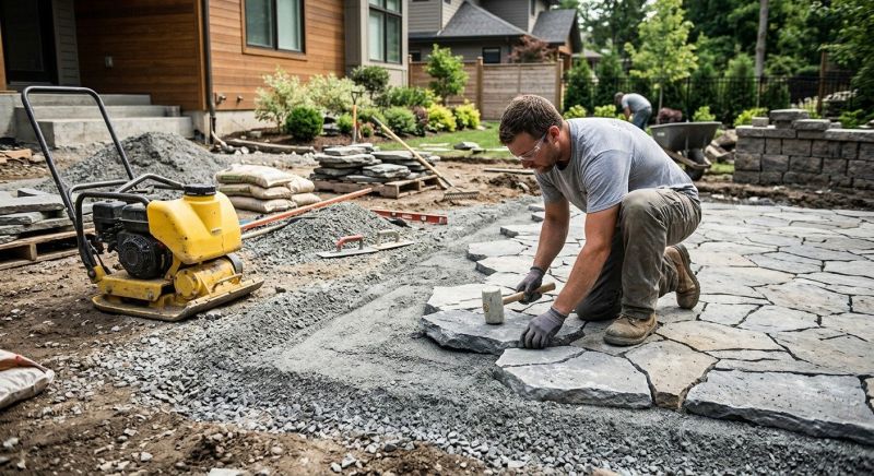 Hardscaping Installation in Boston, MA