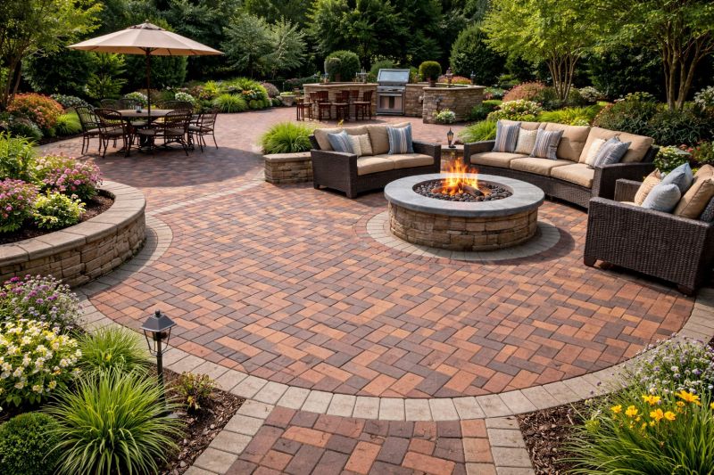 Patio Brick Installation in Worcester, MA