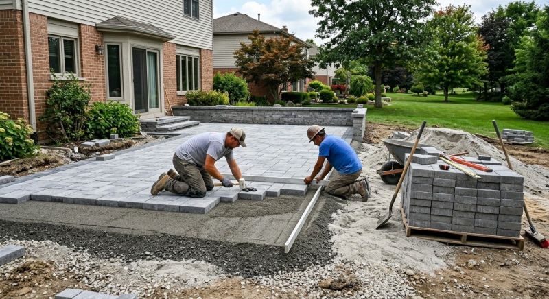 Paver Patio Construction in Norwalk, CT