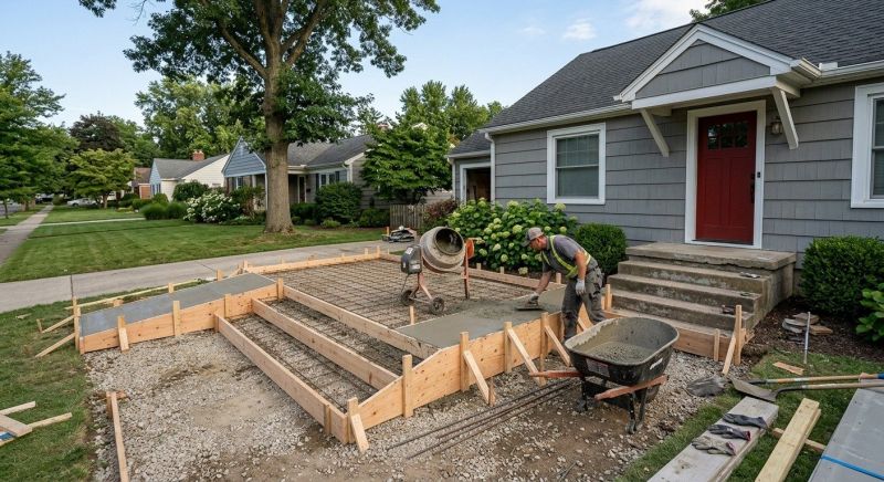 Porch Concrete Pouring in Fort Collins, CO