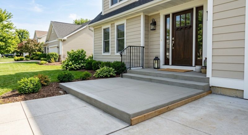 Porch Concrete Pouring in Salt Lake City, UT