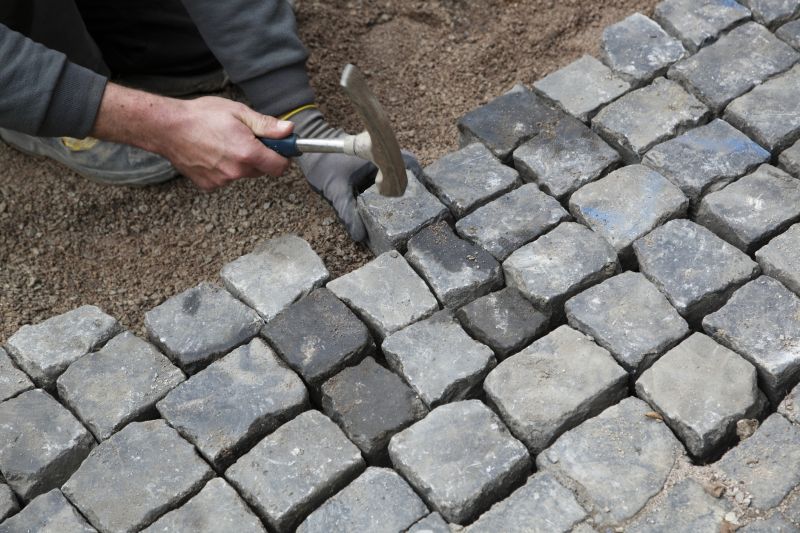 Sandstone Pavers Installation in Boston, MA