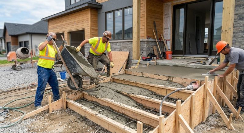 Steps Pouring in Sacramento, CA
