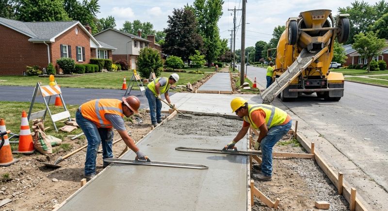 Walkway Pouring in Salt Lake City, UT