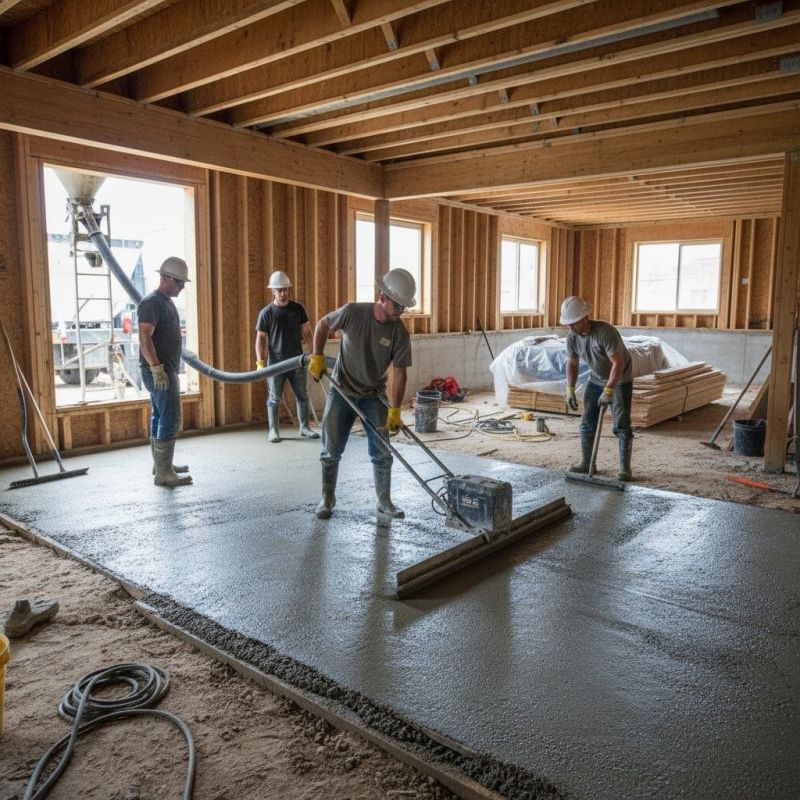 Basement Floor Construction Service