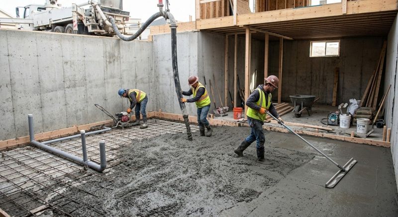 Basement Concrete Installation in Fort Worth, TX