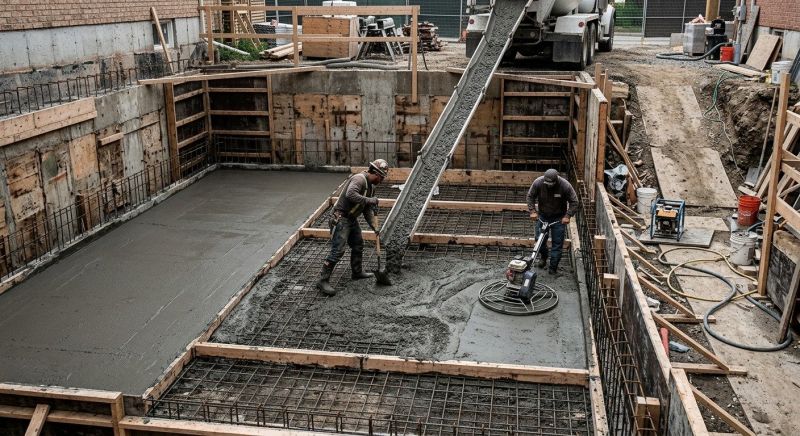 Basement Concrete Pouring in Fort Worth, TX