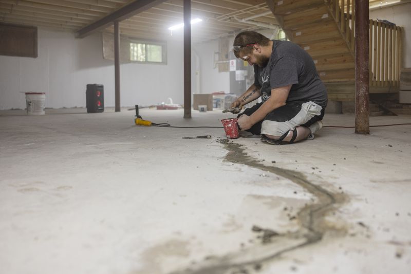 Local Basement Floor Construction pros at work