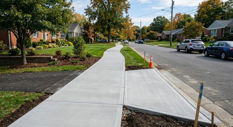 Cement Walkway Installation in Denver, CO