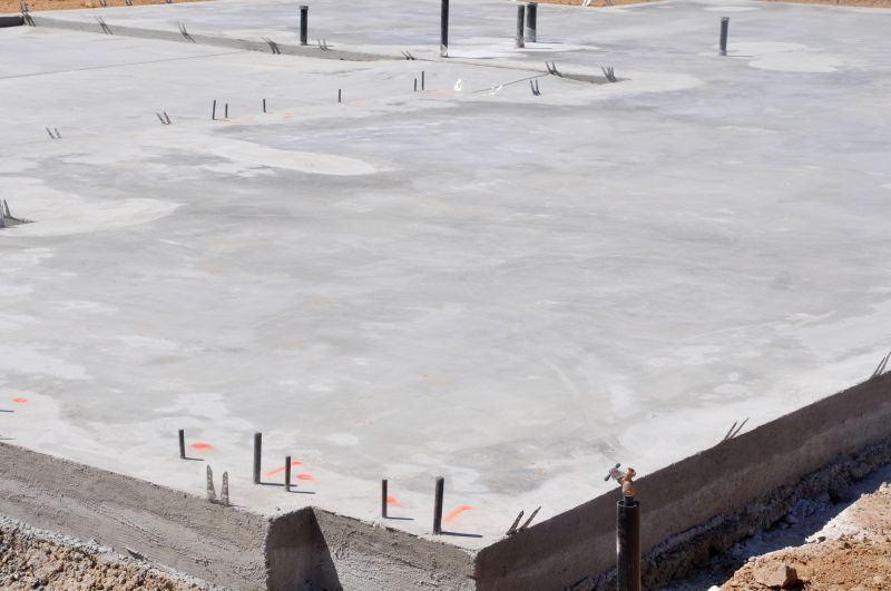 Commercial Slab Installation in Williamsburg, VA