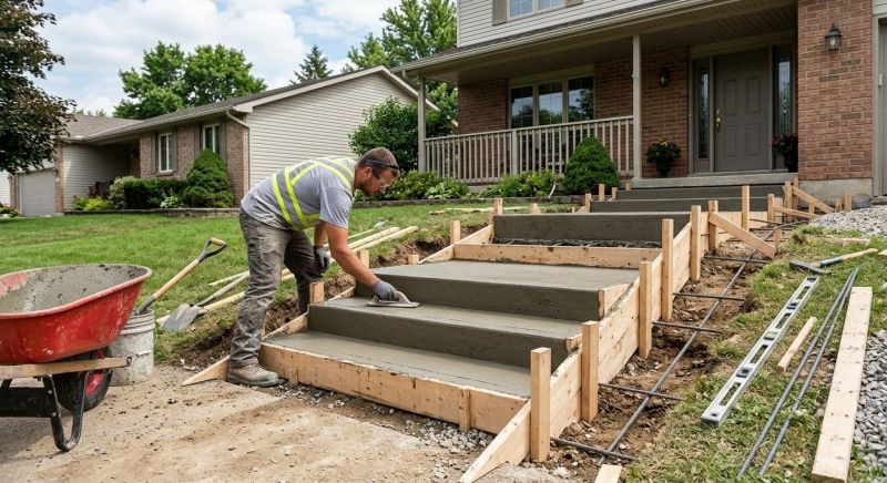 Concrete Steps Pouring in Fort Collins, CO