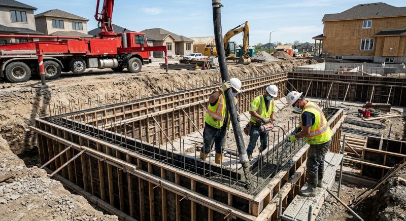 Foundation Pouring in Greenville, SC