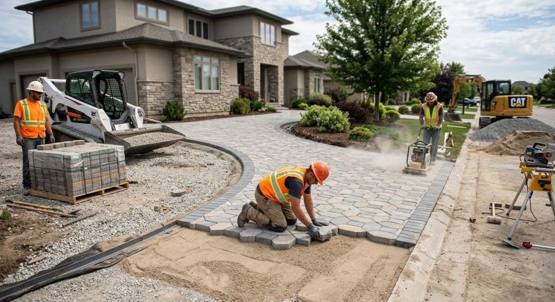 Paver Driveway Installation in Denver, CO