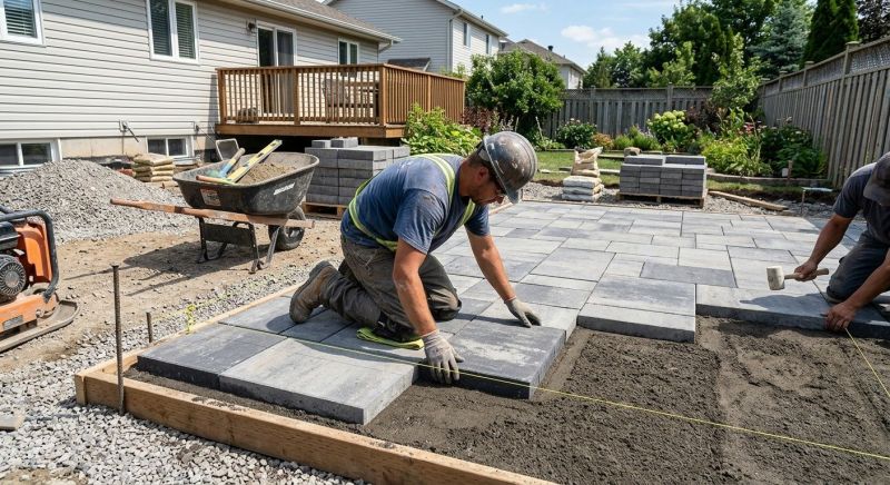 Paver Patio Construction in Norwalk, CT